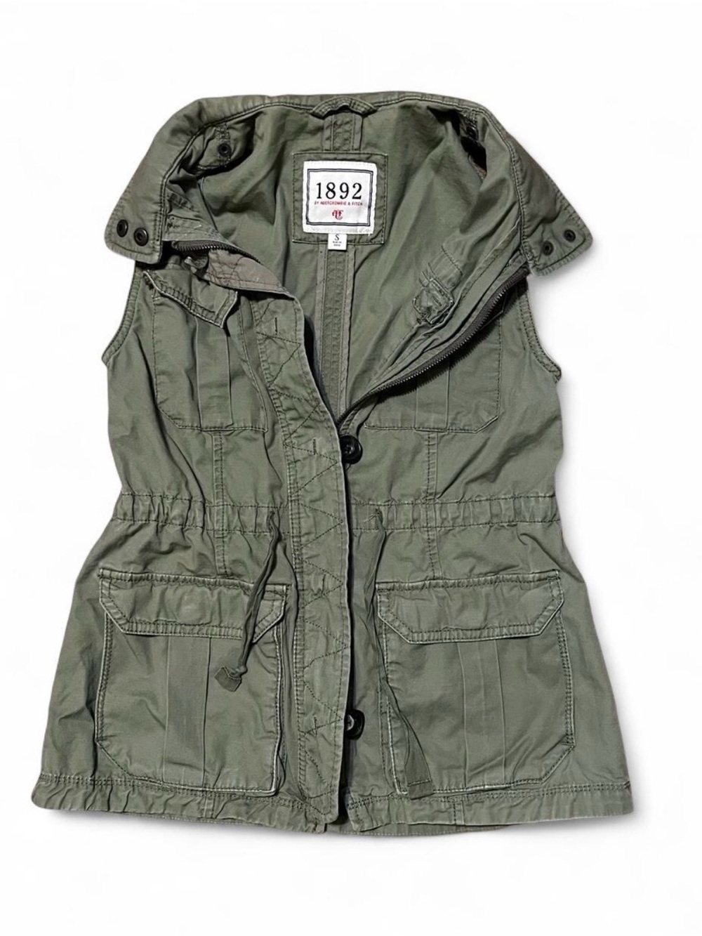 Abercrombie & Fitch Green Tie-Waist Jacket